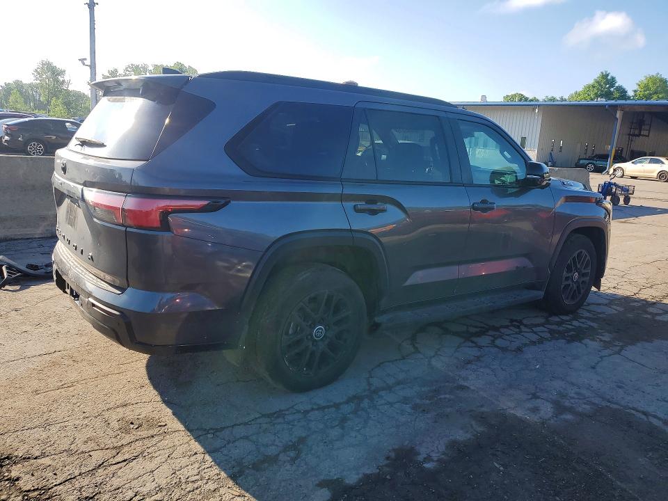 2024 Toyota Sequoia VIN 7SVAAABA7RX031348 COPART salvage auction — FRONT END, Ny - Mv-907A Salvage Certificate, sold $36,250 on 2026-08-11 (photo 3)