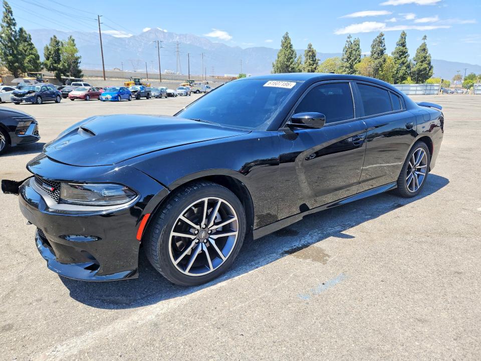2023 Dodge Charger VIN 2C3CDXHG8PH561682 COPART salvage auction — FRONT END, Ca - Salvage Certificate, sold $7,600 on 2026-09-01 (photo 1)