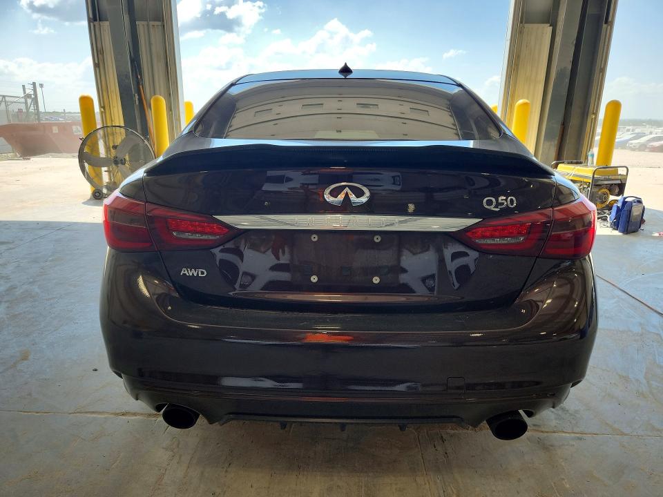 2019 Infiniti Q50 VIN JN1EV7AR4KM550412 COPART salvage auction — MINOR DENT/SCRATCHES, Ne - Cert Of Title-Rebuilt Salvage, sold $2,000 on 2026-07-21 (photo 6)