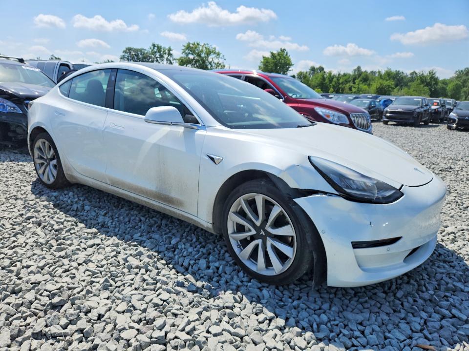 2019 Tesla Model 3 VIN 5YJ3E1EA7KF402365 COPART salvage auction — FRONT END, Oh - Cert Of Title-Salvage, sold $7,400 on 2026-07-09 (photo 4)