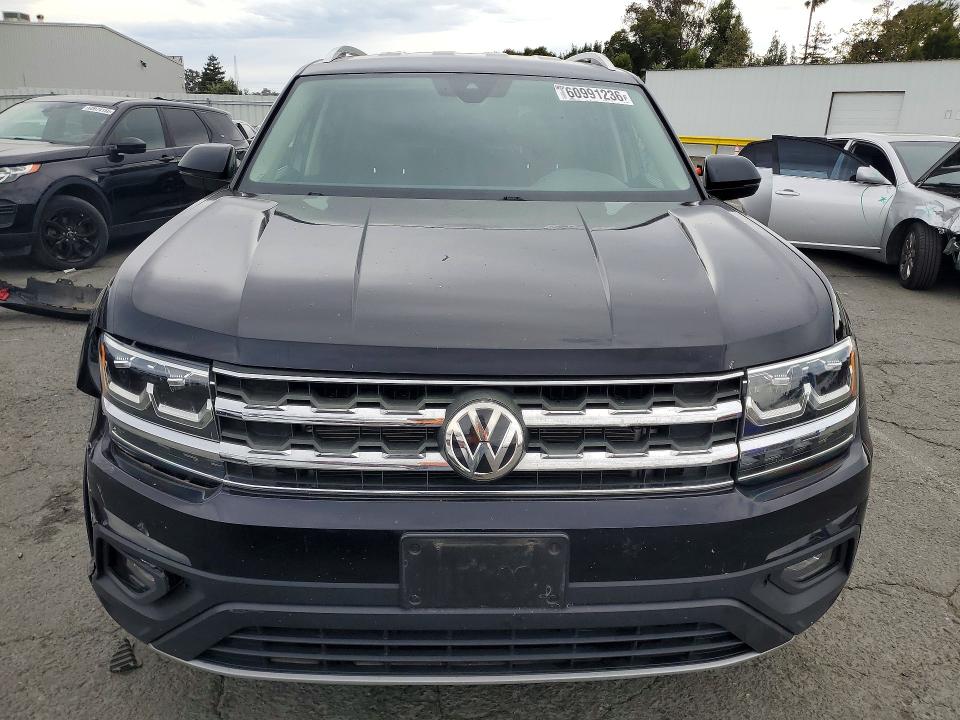 2018 Volkswagen Atlas VIN 1V2LR2CA8JC590028 COPART salvage auction — FRONT END, Ca - Salvage Certificate, sold $15 on 2026-07-24 (photo 5)
