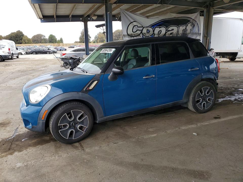 2011 Mini Cooper VIN WMWZC3C57BWL80362 COPART salvage auction — REAR END, Ca - Salvage Certificate, sold $725 on 2026-08-06 (photo 1)