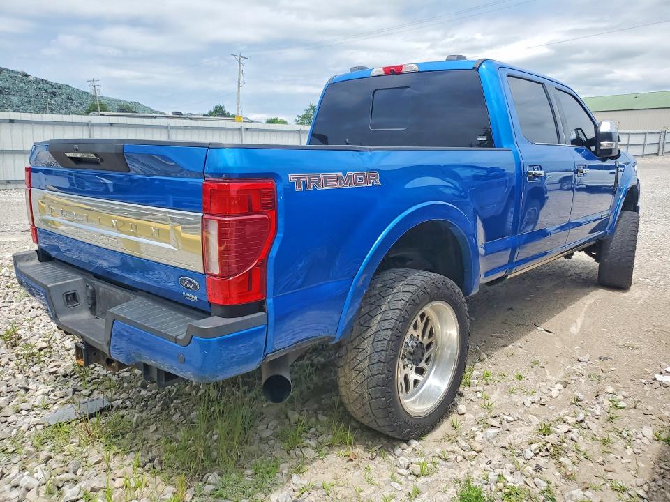 2021 Ford F350 VIN 1FT8W3BT9MEE04093 COPART salvage auction — SIDE, PA - CERTIFICATE OF SALVAGE (P), sold $10,300 on 2026-07-29 (photo 3)