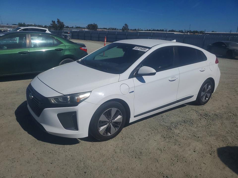 2019 Hyundai Ioniq VIN KMHC65LD9KU184191 COPART salvage auction — DAMAGE HISTORY, CA - CERT OF TITLE-SALVAGED, sold $100 on 2026-07-30 (photo 1)