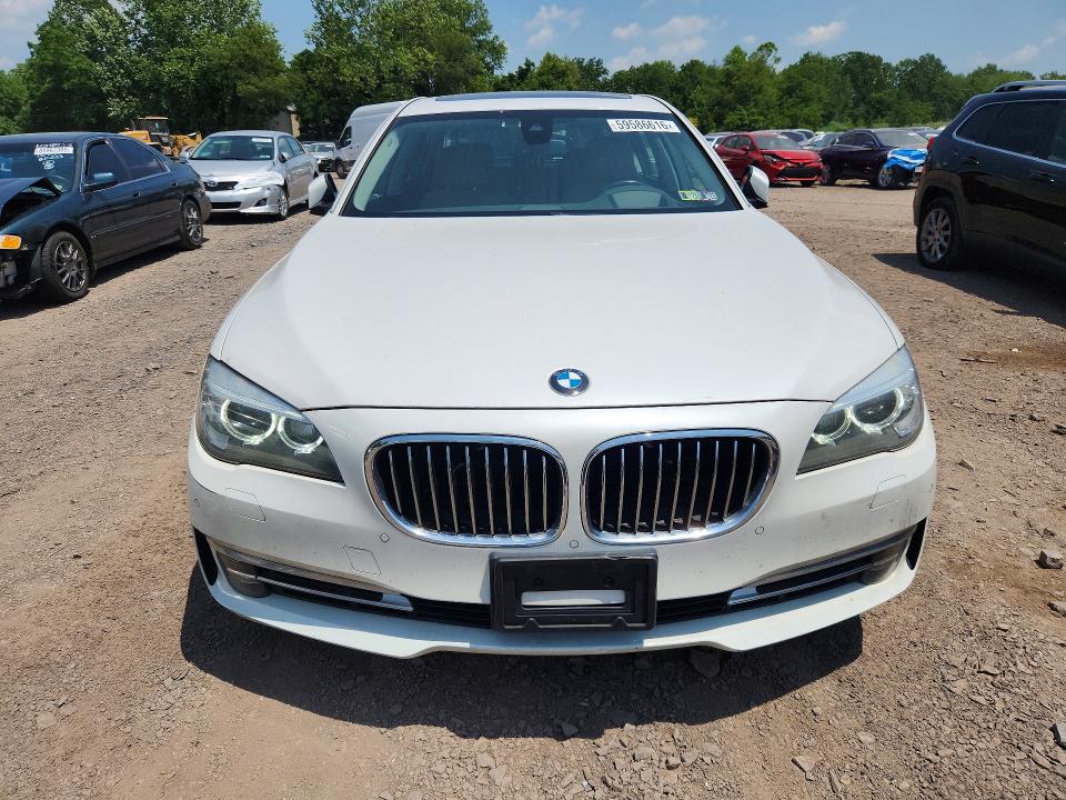 2013 BMW 7er VIN WBAYE4C52DD137066 COPART salvage auction — SIDE, Pa - Certificate Of Salvage, sold $650 on 2026-08-03 (photo 5)