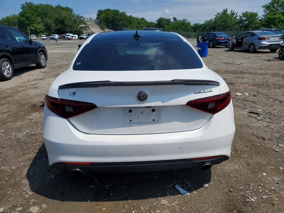 2017 Alfa romeo Giulia VIN ZARFAEENXH7561937 COPART salvage auction — FRONT END, Pa - Certificate Of Salvage, sold $7,900 on 2026-07-14 (photo 6)