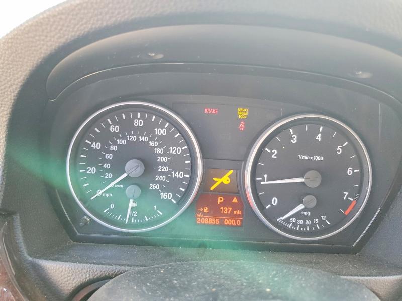 2006 BMW 3er VIN WBAVB33556KR75399 COPART salvage auction — FRONT END, Ca - Salvage Certificate, sold $450 on 2026-07-14 (photo 9)