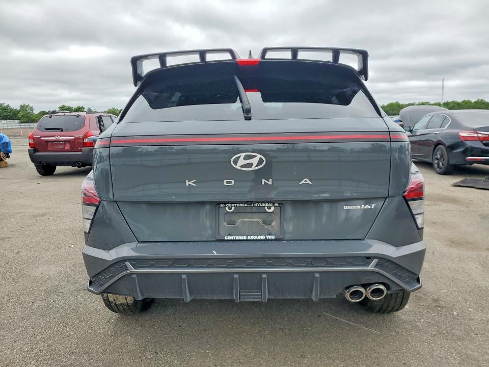 2025 Hyundai Kona VIN KM8HBCA33SU219291 COPART salvage auction — FRONT END, Ny - Mv-907A Salvage Certificate, sold $2,750 on 2026-07-20 (photo 6)