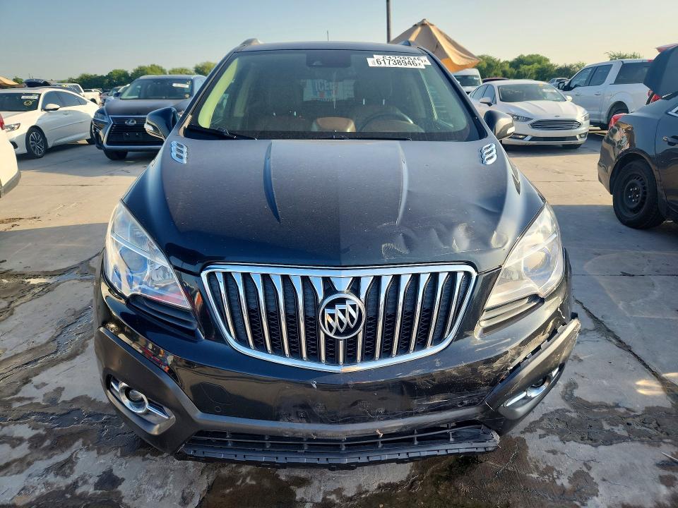 2016 Buick Encore VIN KL4CJDSB0GB711545 COPART salvage auction — FRONT END, Tx - Salvage Vehicle Title, sold $725 on 2026-07-27 (photo 5)