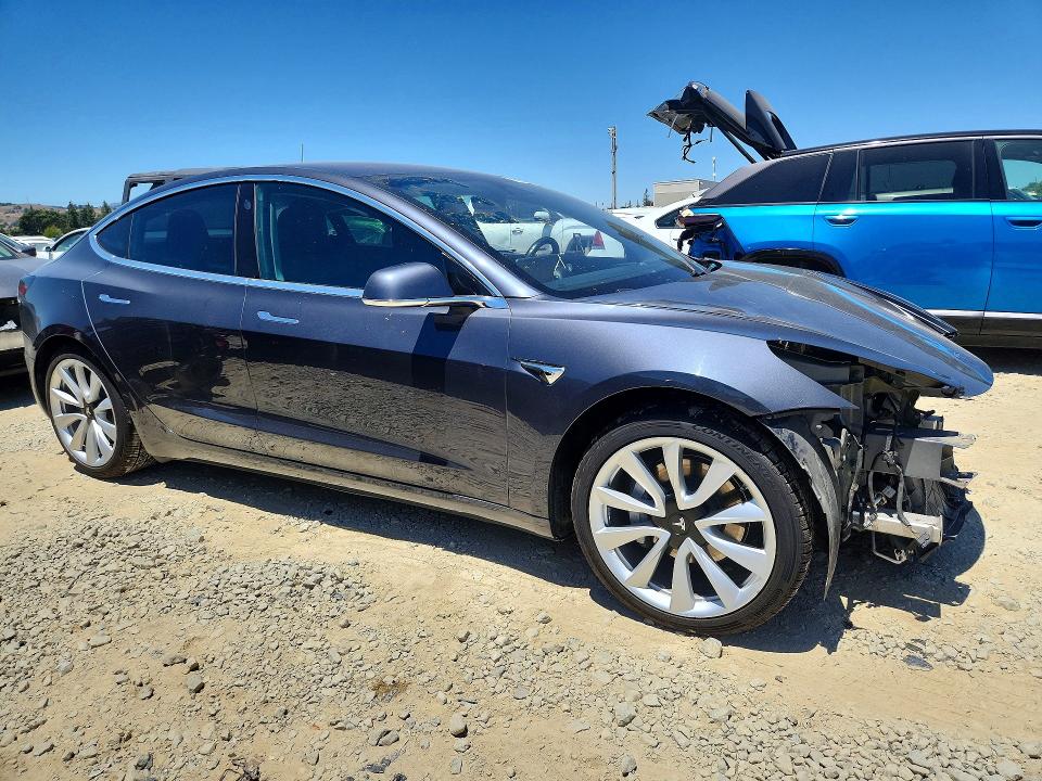 2018 Tesla Model 3 VIN 5YJ3E1EB4JF145382 COPART salvage auction — FRONT END, Ca - Salvage Certificate, sold $3,700 on 2026-07-14 (photo 4)