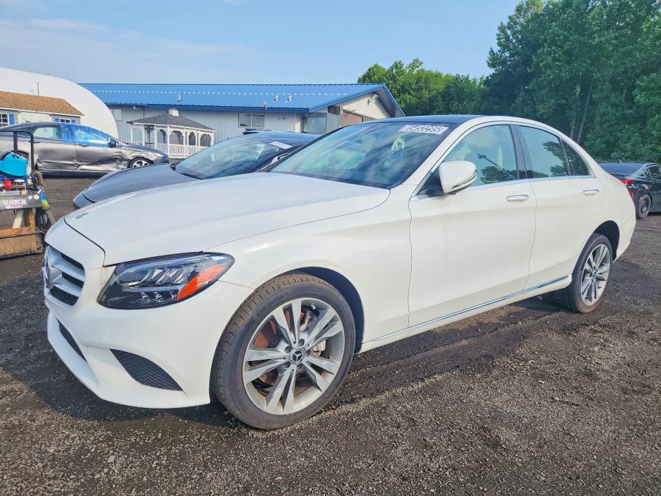 2021 Mercedes-benz C class VIN W1KWF8EB0MR652660 COPART salvage auction — MINOR DENT/SCRATCHES, Ct - Certificate Of Title, sold $13,200 on 2026-07-23 (photo 1)