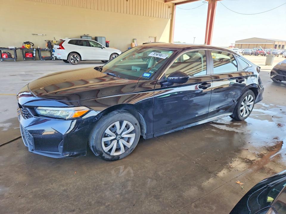 2025 Honda Civic VIN 2HGFE2F29SH601696 COPART salvage auction — REAR END, FL - CERT OF TITLE SLVG REBUILDABLE, sold $8,000 on 2026-07-27 (photo 1)