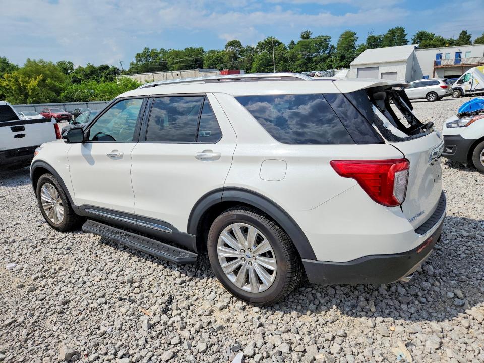 2022 Ford Explorer VIN 1FMSK8FH0NGB37741 COPART salvage auction — REAR END, Oh - Cert Of Title-Salvage, sold $8,200 on 2026-08-21 (photo 3)