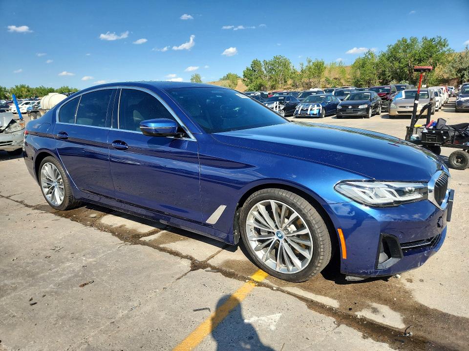 2023 BMW 5er VIN WBA33AG01PCM24311 COPART salvage auction — FRONT END, Co - Public - Salvage Title, sold $20,900 on 2026-08-24 (photo 4)