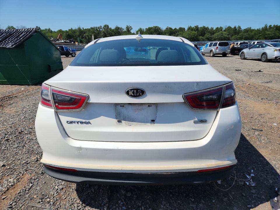 2014 Kia Optima VIN KNAGM4AD1E5070318 COPART salvage auction — MECHANICAL, Nj - Certificate Of Title, sold $350 on 2026-07-31 (photo 6)