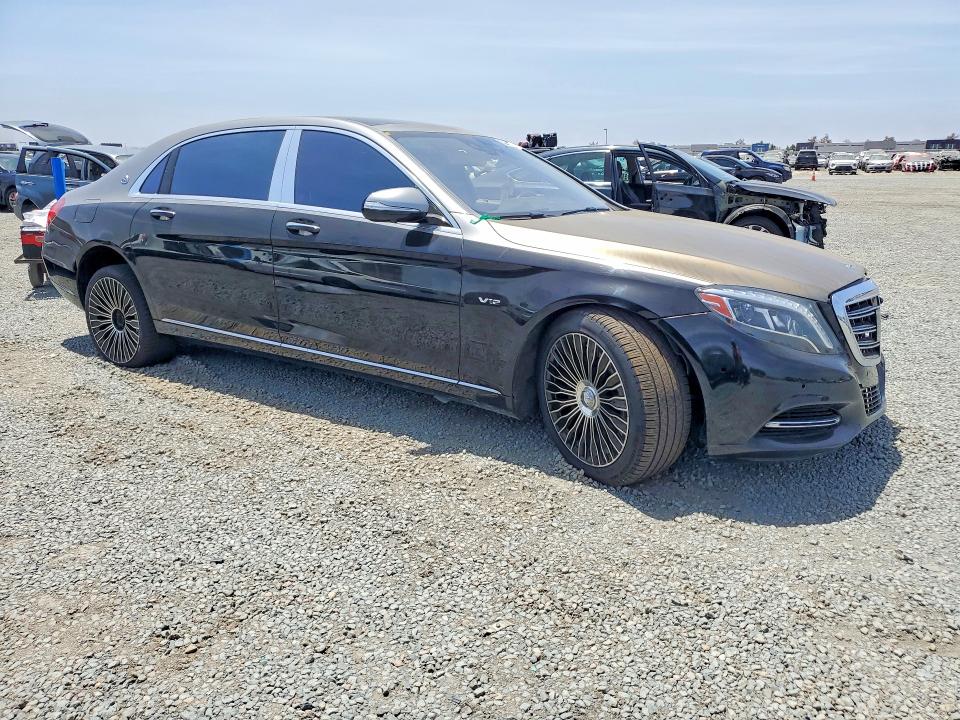 2016 Mercedes-benz S-klasse VIN WDDUX7GBXGA233813 COPART salvage auction — FRONT END, Ca - Dis/Dlr/Exp Only Clean Title (P), sold $12,600 on 2026-08-07 (photo 4)