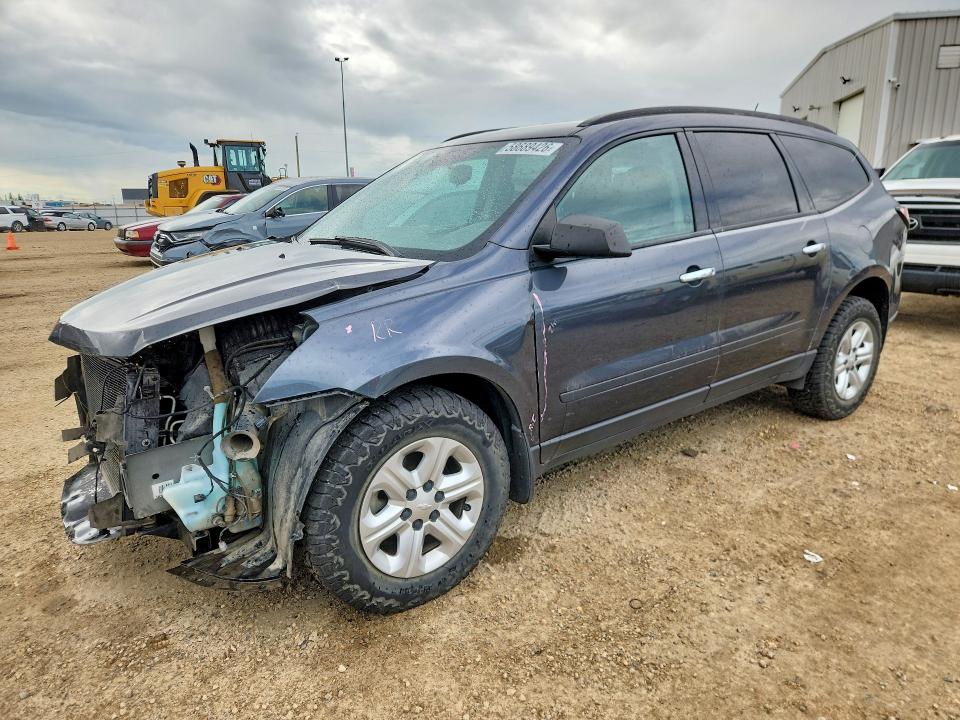 2013 Chevrolet Traverse VIN 1GNKVFED1DJ183473 COPART salvage auction — FRONT END, Ab - Bos - Salvage, sold $525 on 2026-07-09 (photo 1)