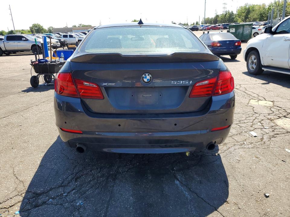 2013 BMW 5er VIN WBAFU7C54DDU67934 COPART salvage auction — SIDE, CO - SALVAGE TITLE, sold $275 on 2026-07-21 (photo 6)