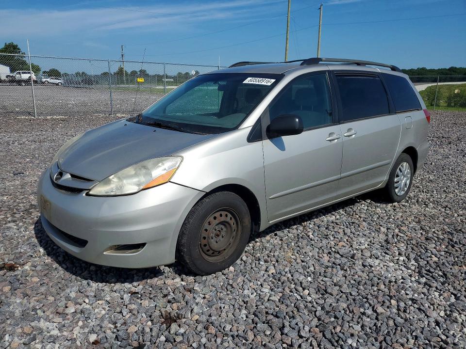 2007 Toyota Sienna VIN 5TDZK23CX7S094754 COPART salvage auction — REAR END, IN - CERTIFICATE OF TITLE, sold $1,050 on 2026-07-25 (photo 1)