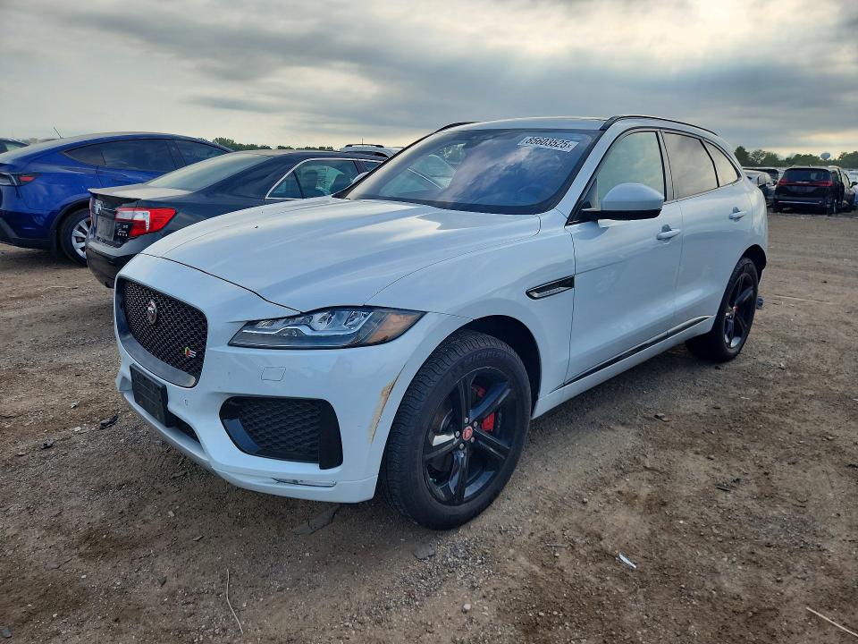 2018 Jaguar F-pace VIN SADCM2FV7JA289460 COPART salvage auction — MECHANICAL, Il - Certificate Of Title, sold $4,750 on 2026-07-09 (photo 1)
