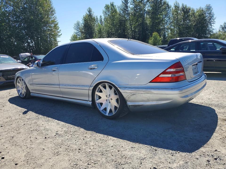 2001 Mercedes-benz S class VIN WDBNG75J21A222254 COPART salvage auction — REAR END, WA - BILL OF SALE, sold $300 on 2026-07-27 (photo 2)