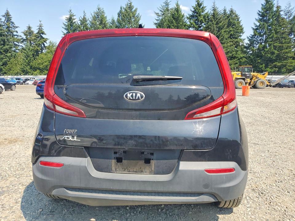 2020 Kia Soul VIN KNDJ23AU2L7052498 COPART salvage auction — REAR END, Salvage Title, sold $175 on 2026-07-28 (photo 6)
