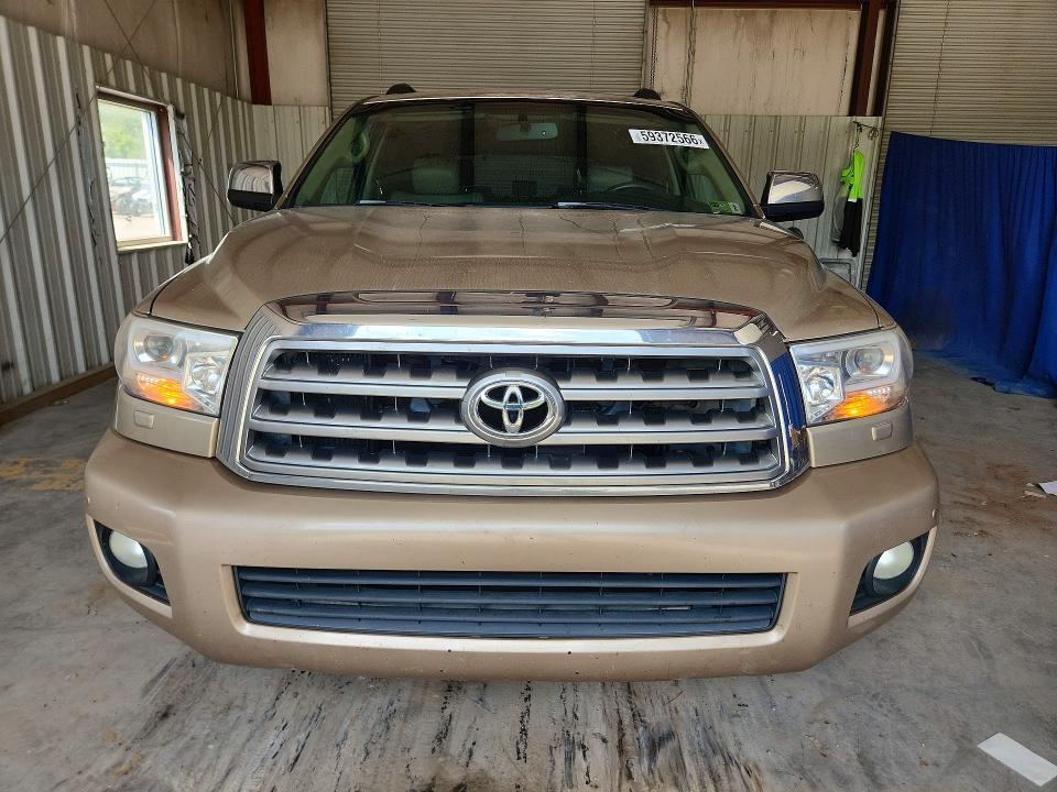 2008 Toyota Sequoia VIN 5TDBY67A28S001291 COPART salvage auction — NORMAL WEAR, WV - CERTIFICATE OF TITLE, sold $2,150 on 2026-07-09 (photo 5)
