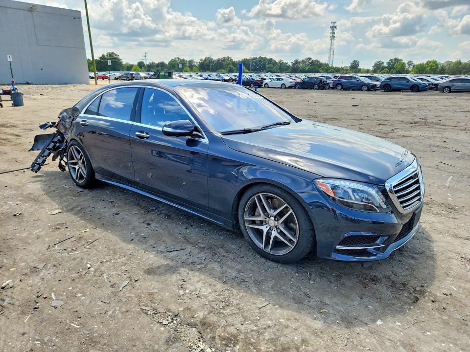 2015 Mercedes-benz S-klasse VIN WDDUG8FB4FA176241 COPART salvage auction — REAR END, Va - Cert Of Title - Salvage, sold $7,000 on 2026-07-29 (photo 4)