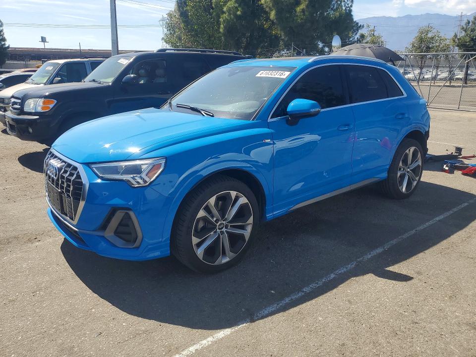 2019 Audi Q3 VIN WA1EECF34K1074457 — COPART salvage auction photo