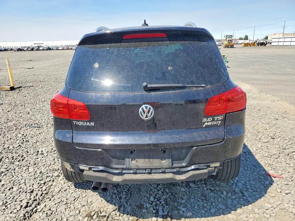 2015 Volkswagen Tiguan VIN WVGAV7AX5FW550077 COPART salvage auction — REAR END, Nm - Cert Of Title-Salvage, sold $1,650 on 2026-07-29 (photo 6)