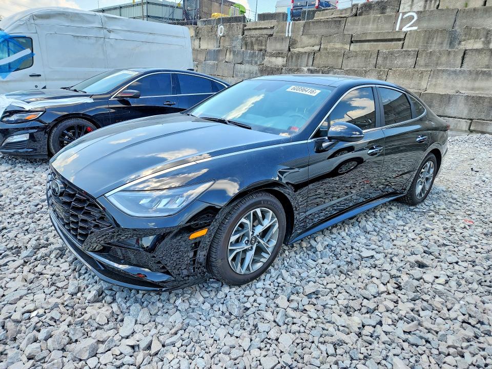 2023 Hyundai Sonata VIN KMHL14JA3PA266153 COPART salvage auction — REAR END, Ky - Cert Of Title-Salvage, sold $7,900 on 2026-08-21 (photo 1)