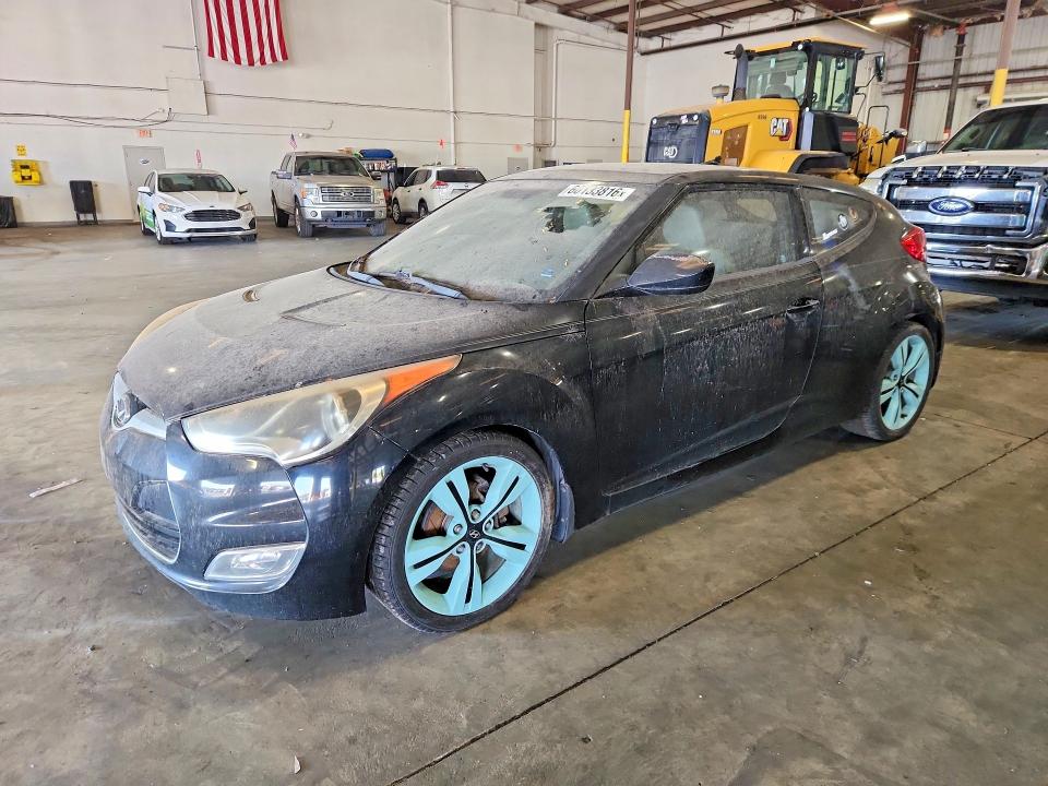 2012 Hyundai Veloster VIN KMHTC6AD8CU054101 COPART salvage auction — NORMAL WEAR, Salvage Title, sold $800 on 2026-07-15 (photo 1)
