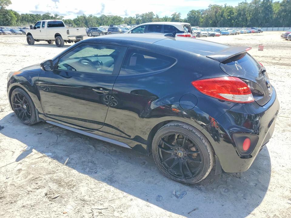 2016 Hyundai Veloster VIN KMHTC6AE7GU296473 COPART salvage auction — MECHANICAL, Fl - Certificate Of Title, sold $575 on 2026-07-28 (photo 2)