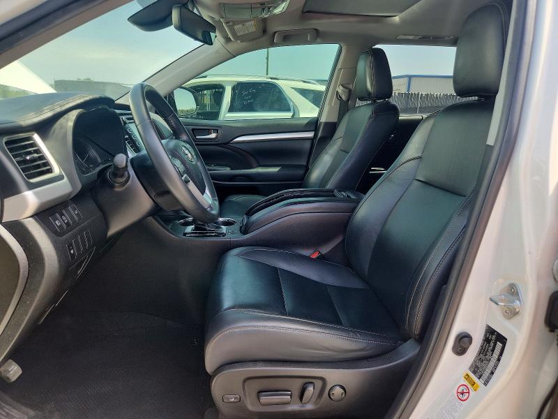 2019 Toyota Highlander VIN 5TDKZRFH0KS342774 COPART salvage auction — FRONT END, FL - CERTIFICATE OF TITLE (P), sold $12,700 on 2026-07-28 (photo 7)