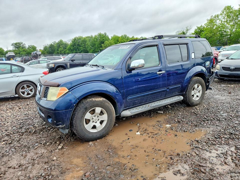 2006 Nissan Pathfinder VIN 5N1AR18W26C600806 COPART salvage auction — REAR END, Pa - Certificate Of Salvage, sold $575 on 2026-07-20 (photo 1)