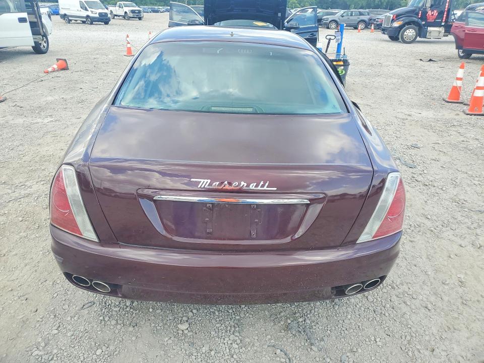 2005 Maserati Quattroporte VIN ZAMCE39A050018478 COPART salvage auction — MINOR DENT/SCRATCHES, OH - CERTIFICATE OF TITLE, sold $450 on 2026-07-28 (photo 6)