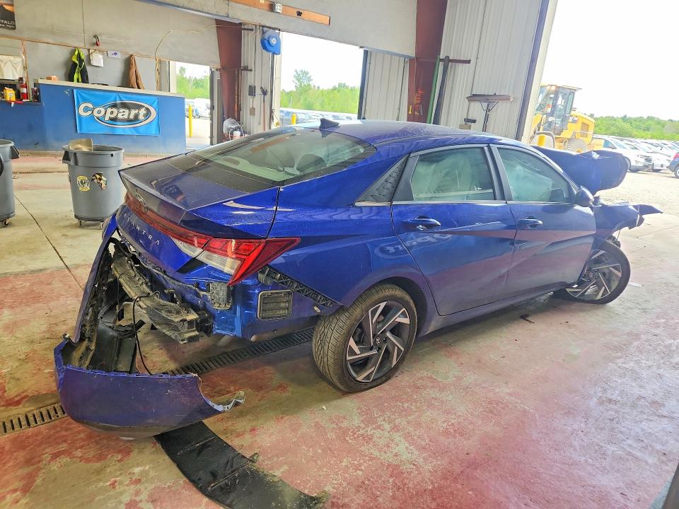 2025 Hyundai Elantra VIN KMHLS4DG5SU882201 COPART salvage auction — FRONT END, FL - CERTIFICATE OF DESTRUCTION, sold $525 on 2026-07-27 (photo 3)
