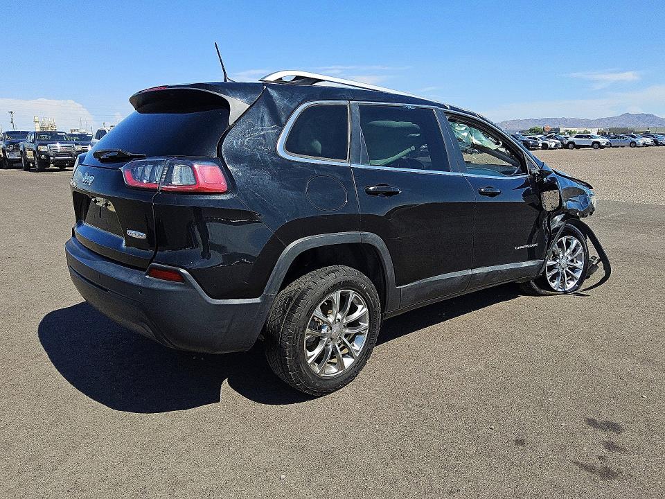 2019 Jeep Cherokee VIN 1C4PJLLB6KD267200 COPART salvage auction — FRONT END, Az - Certificate Of Title, sold $175 on 2026-07-28 (photo 3)