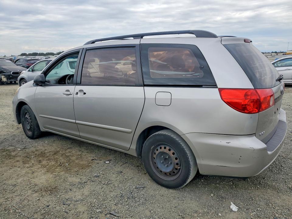2010 Toyota Sienna VIN 5TDKK4CCXAS316553 COPART salvage auction — REAR END, CA - SALVAGE CERTIFICATE, sold $15 on 2026-07-28 (photo 2)