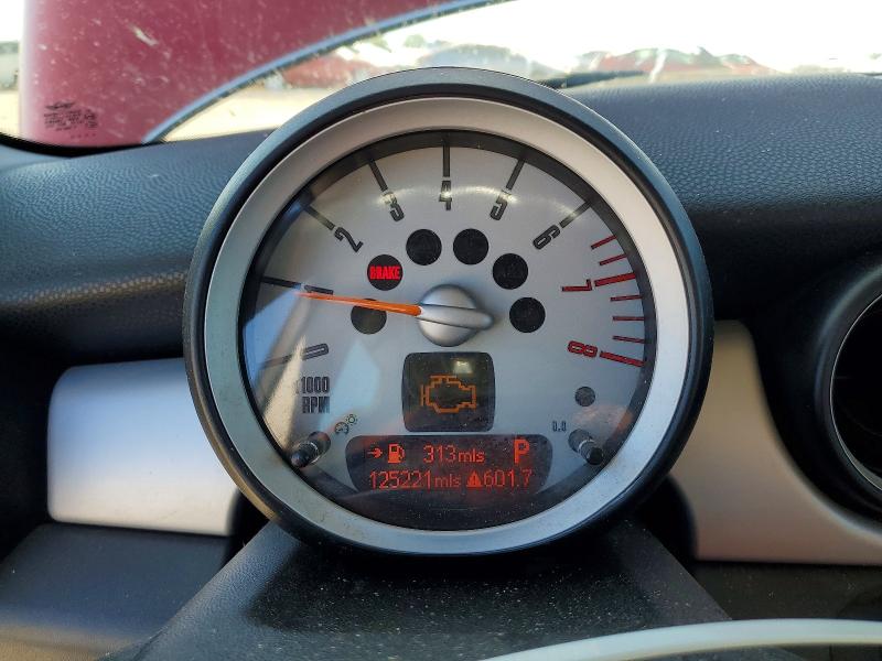 2010 Mini Cooper VIN WMWMF3C57ATZ23274 COPART salvage auction — MECHANICAL, Ca - Dis/Dlr/Exp Only Clean Title, sold $225 on 2026-07-31 (photo 9)