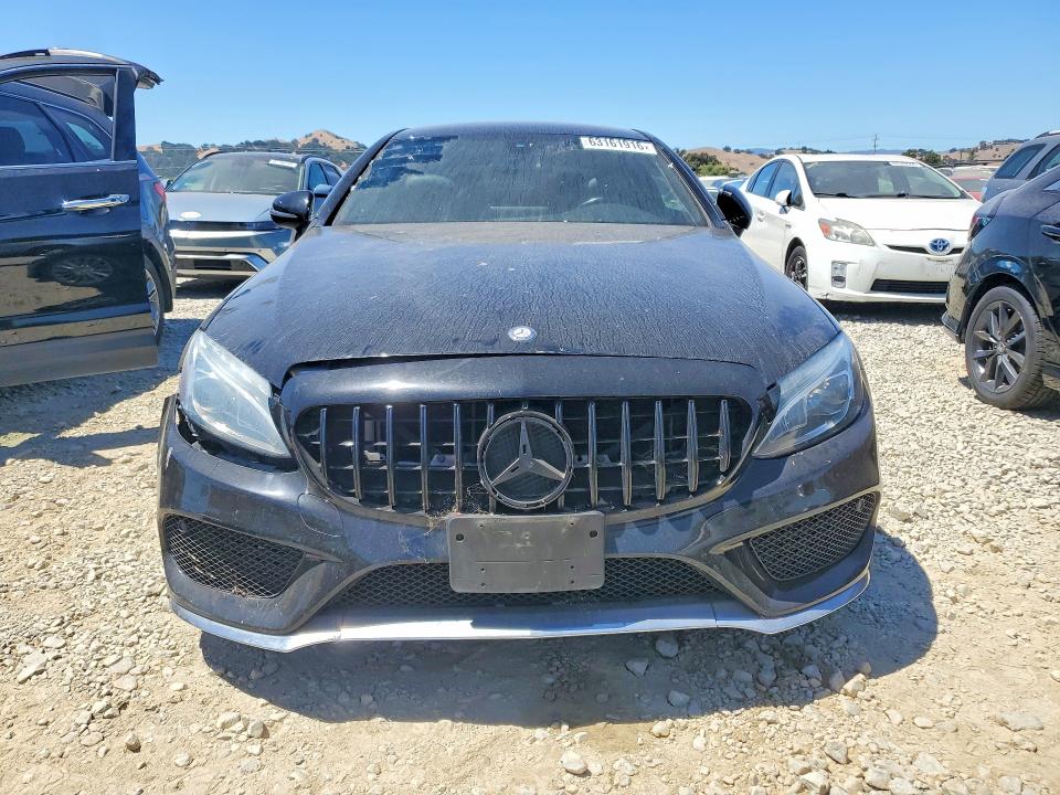 2017 Mercedes-benz C class VIN WDDWJ4JB5HF404425 COPART salvage auction — VANDALISM, CA - SALVAGE CERTIFICATE, sold $4,400 on 2026-08-13 (photo 5)