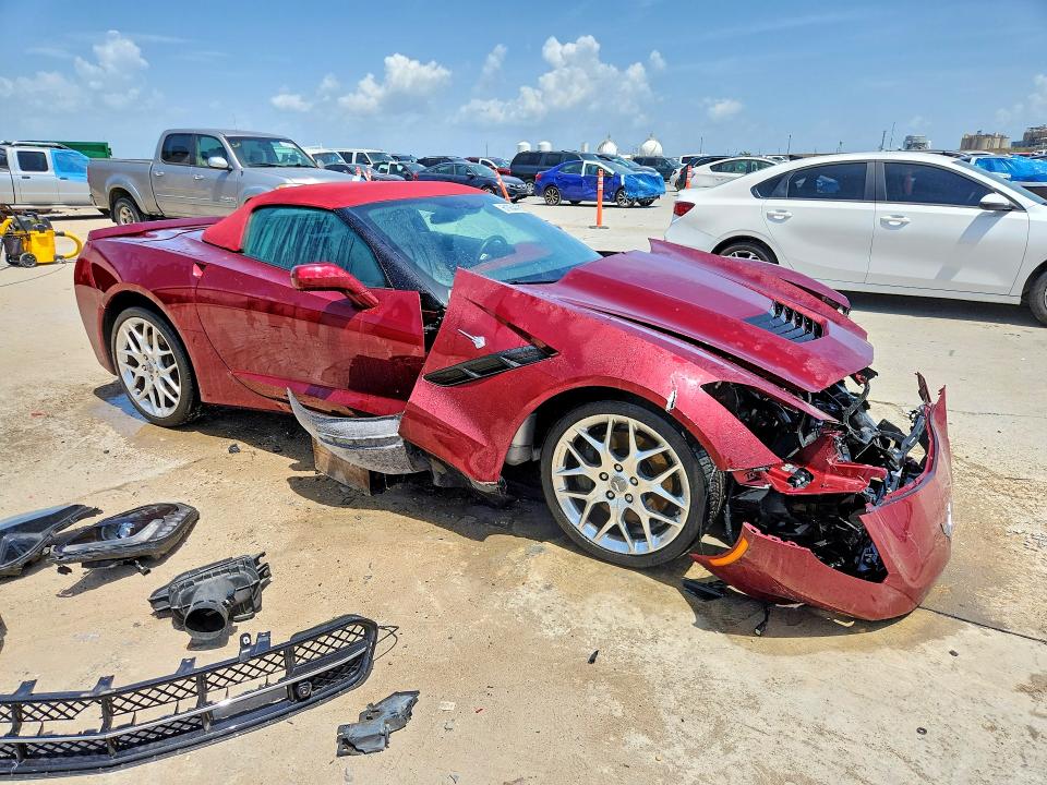 2016 Chevrolet Corvette VIN 1G1YM3D70G5115509 COPART salvage auction — FRONT END, La - Cert Of Title-Salvage, sold $15,700 on 2026-08-26 (photo 4)