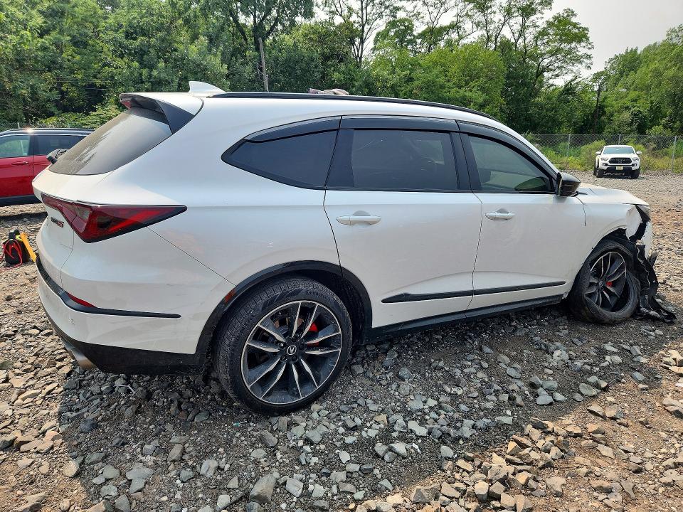 2023 Acura Mdx VIN 5J8YD8H81PL000860 COPART salvage auction — FRONT END, Ny - Mv-907A Salvage Certificate, sold $8,500 on 2026-07-30 (photo 3)