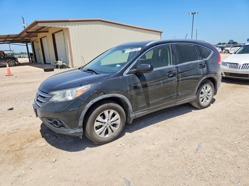 2012 Honda Cr-v VIN JHLRM3H72CC004717 COPART salvage auction — WATER/FLOOD, Salvage Title, sold $250 on 2026-07-29 (photo 1)