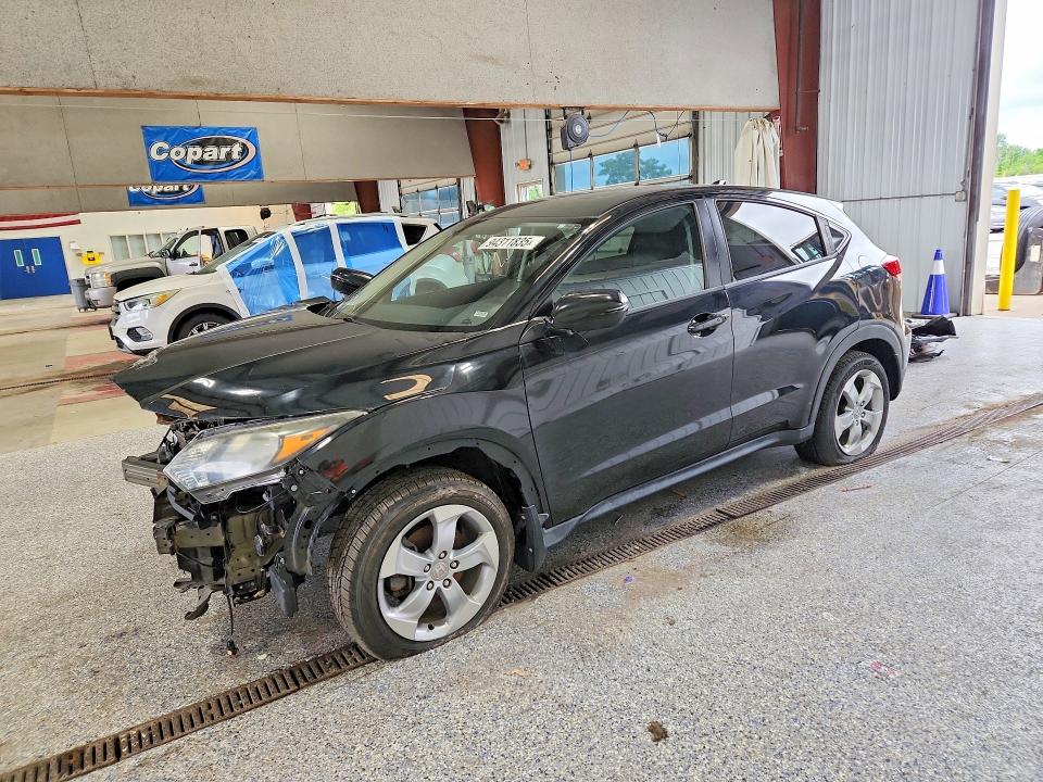 2016 Honda Hr-v VIN 3CZRU5G52GX735610 COPART salvage auction — FRONT END, Salvage Title, sold $2,200 on 2026-07-20 (photo 1)
