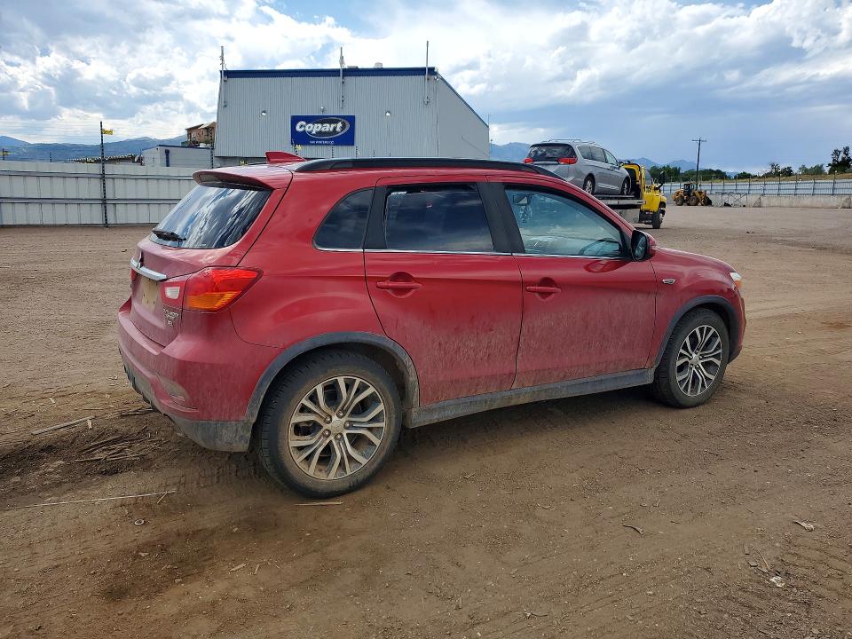 2018 Mitsubishi Outlander VIN JA4AR4AWXJU002752 COPART salvage auction — HAIL, Co - Certificate Of Title, sold $2,150 on 2026-07-29 (photo 3)
