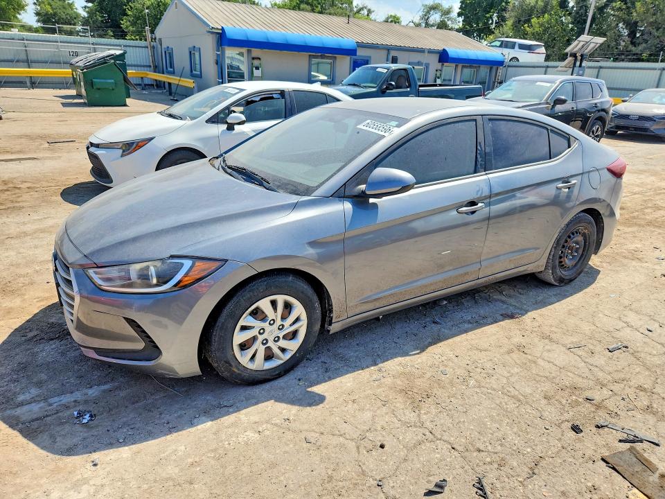 2017 Hyundai Elantra VIN KMHD74LF6HU152725 COPART salvage auction — MINOR DENT/SCRATCHES, Mt - Cert Of Title-Rebuilt Salvage, sold $725 on 2026-07-29 (photo 1)