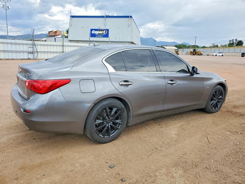 2014 Infiniti Q50 VIN JN1BV7AR3EM700002 COPART salvage auction — MINOR DENT/SCRATCHES, Co - Cert Of Title-Rebuilt Salvage, sold $2,800 on 2026-08-26 (photo 3)