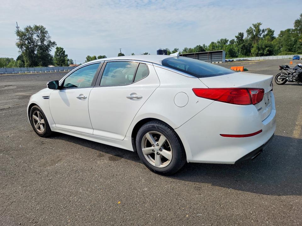 2015 Kia Optima VIN KNAGM4A71F5633928 COPART salvage auction — MECHANICAL, Or - Certificate Of Title, sold $550 on 2026-07-27 (photo 2)