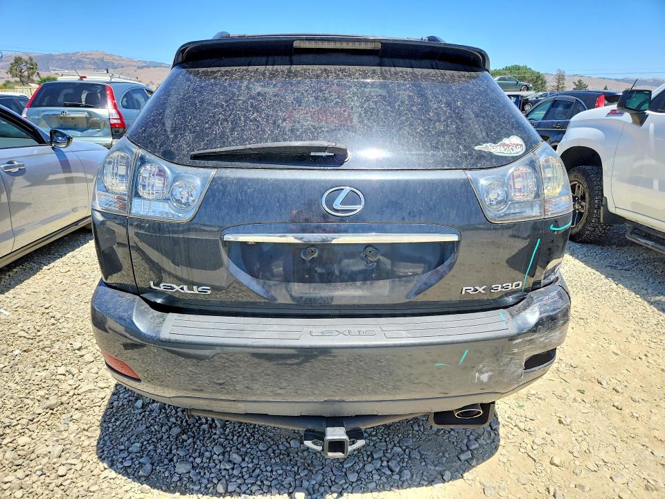 2004 Lexus Rx VIN JTJGA31U040025238 COPART salvage auction — REAR END, CA - SALVAGE CERTIFICATE, sold $80 on 2026-07-21 (photo 6)